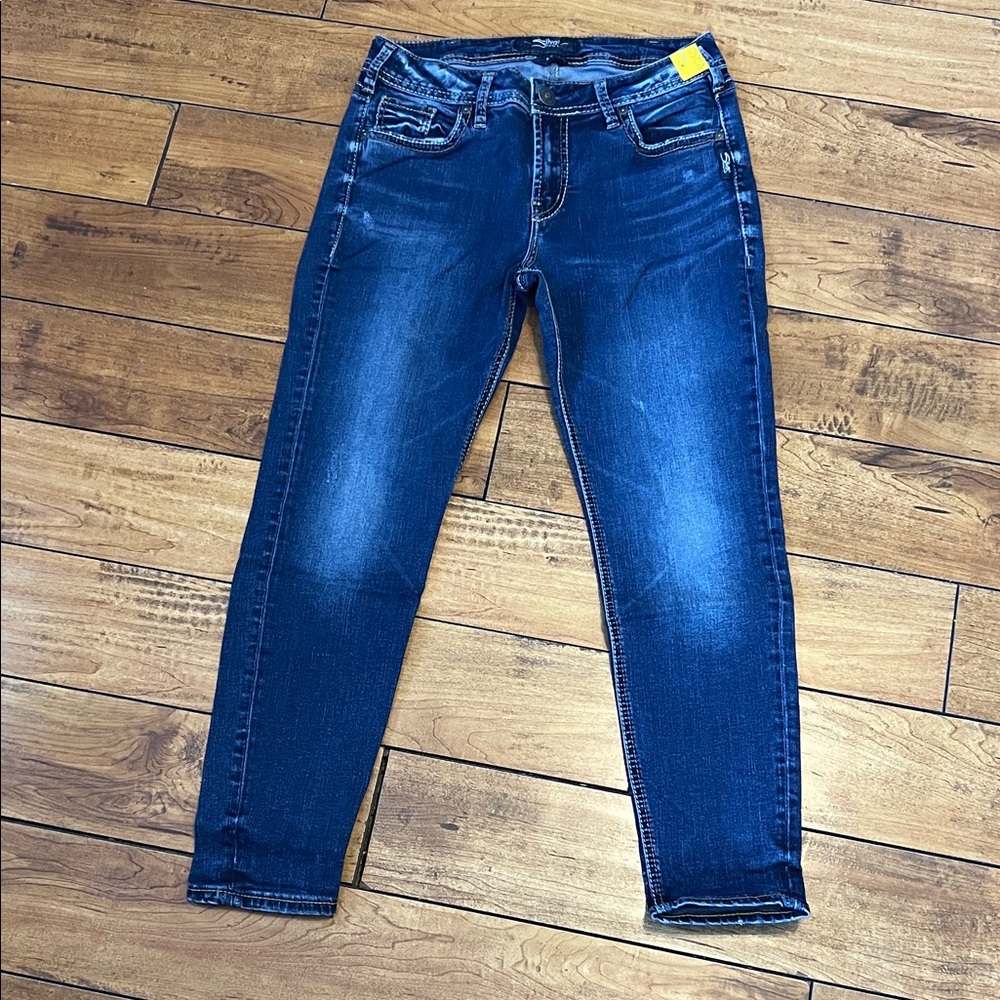 Silver avery ankle Skinny Jeans
